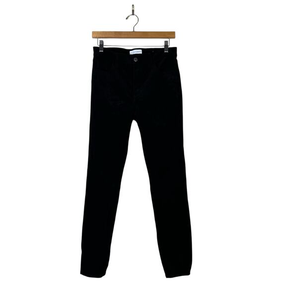 Loft Pinwale Corduroy Pants Womens 2 Black Skinny Stretc Soft Fall Clean Girl - Picture 2 of 7